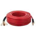 Intertool Hybrid Air Hose, 100 ft. x 1/4 in., Red PT08-1763